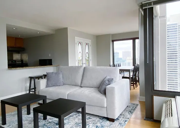 River North Magnificent Mile Condo, And Views, 43rd Floor Corner, Parking Included! * Chicago