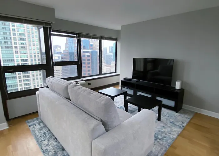 River North Magnificent Mile Condo, And Views, 43rd Floor Corner, Parking Included!